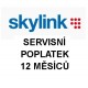 Skylink - SERVISNÍ POPLATEK - 12 měsíců
