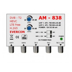 HEVC ant zesilovač Evercon AM-838