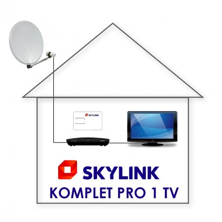 Satelitní komplet Skylink M7 pro 1 TV
