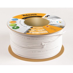 Koaxiální kabel CU TELEVES 6,9 mm - cívka 100m
